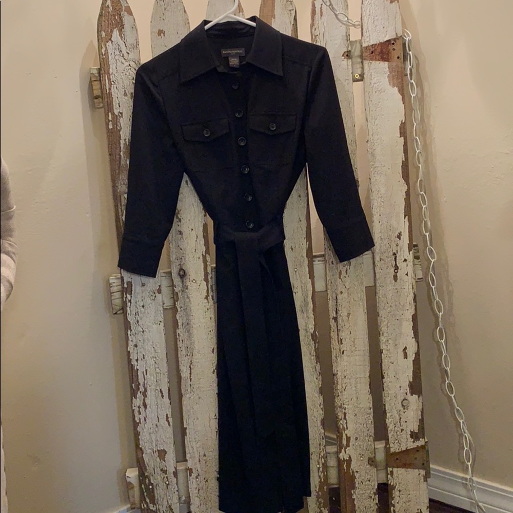 BR Black Shirt Dress